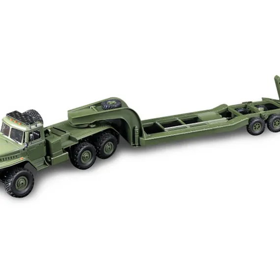 Радиоуправляемая машина WPL военный грузовик B-36 с тралом (зеленый) 6WD 2.4G 1/16 RTR