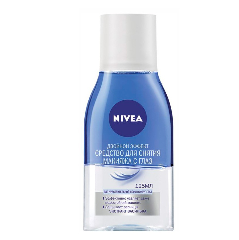 Nivea Средство для снятия макияжа с глаз Двойной эффект, для чувствительной кожи, 125 мл