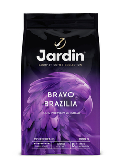 Кофе в зернах Jardin Bravo Brazilia, 1 кг (Жардин)
