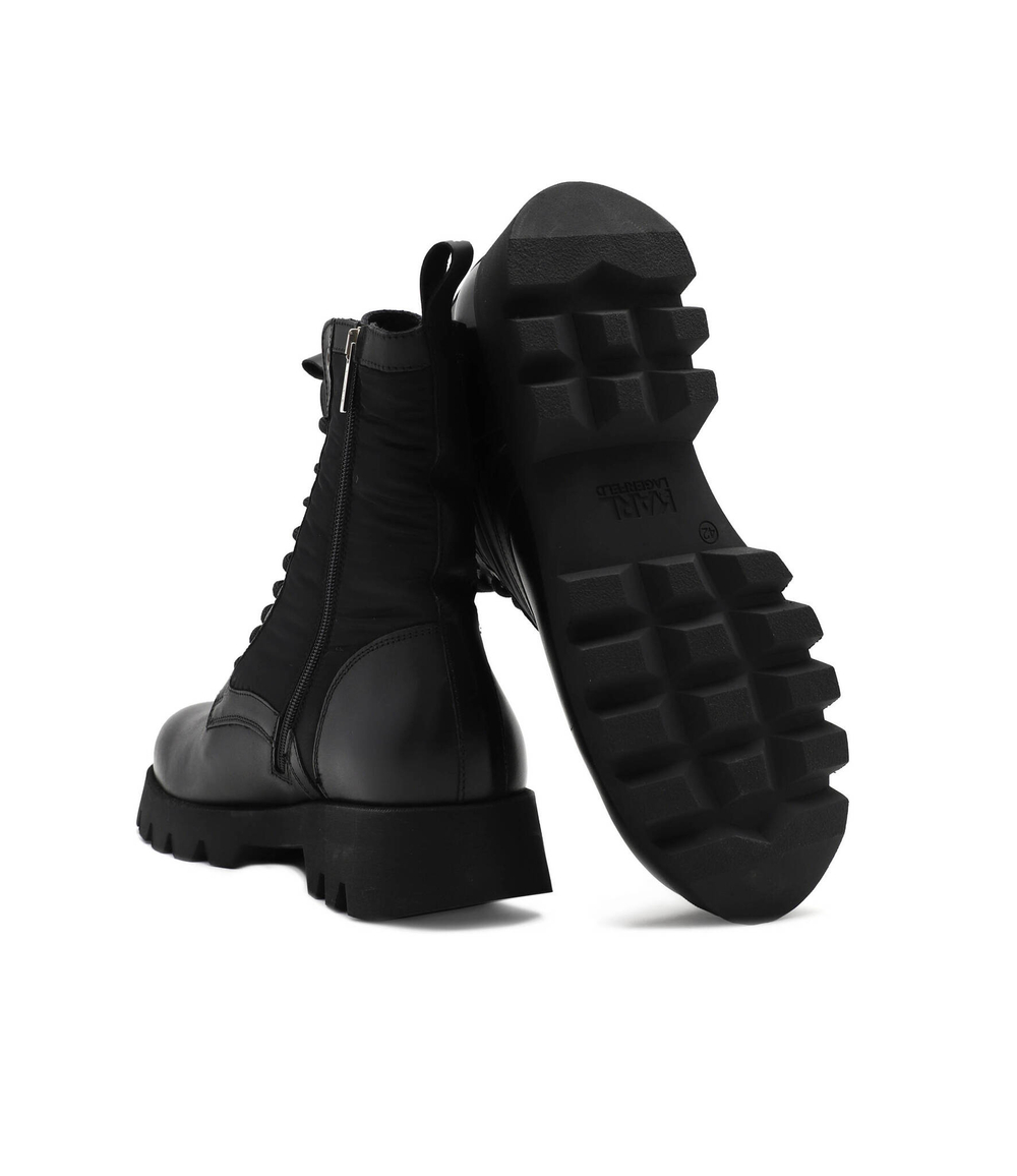 Кожаная обувь Karl Lagerfeld - черный(KL11170)