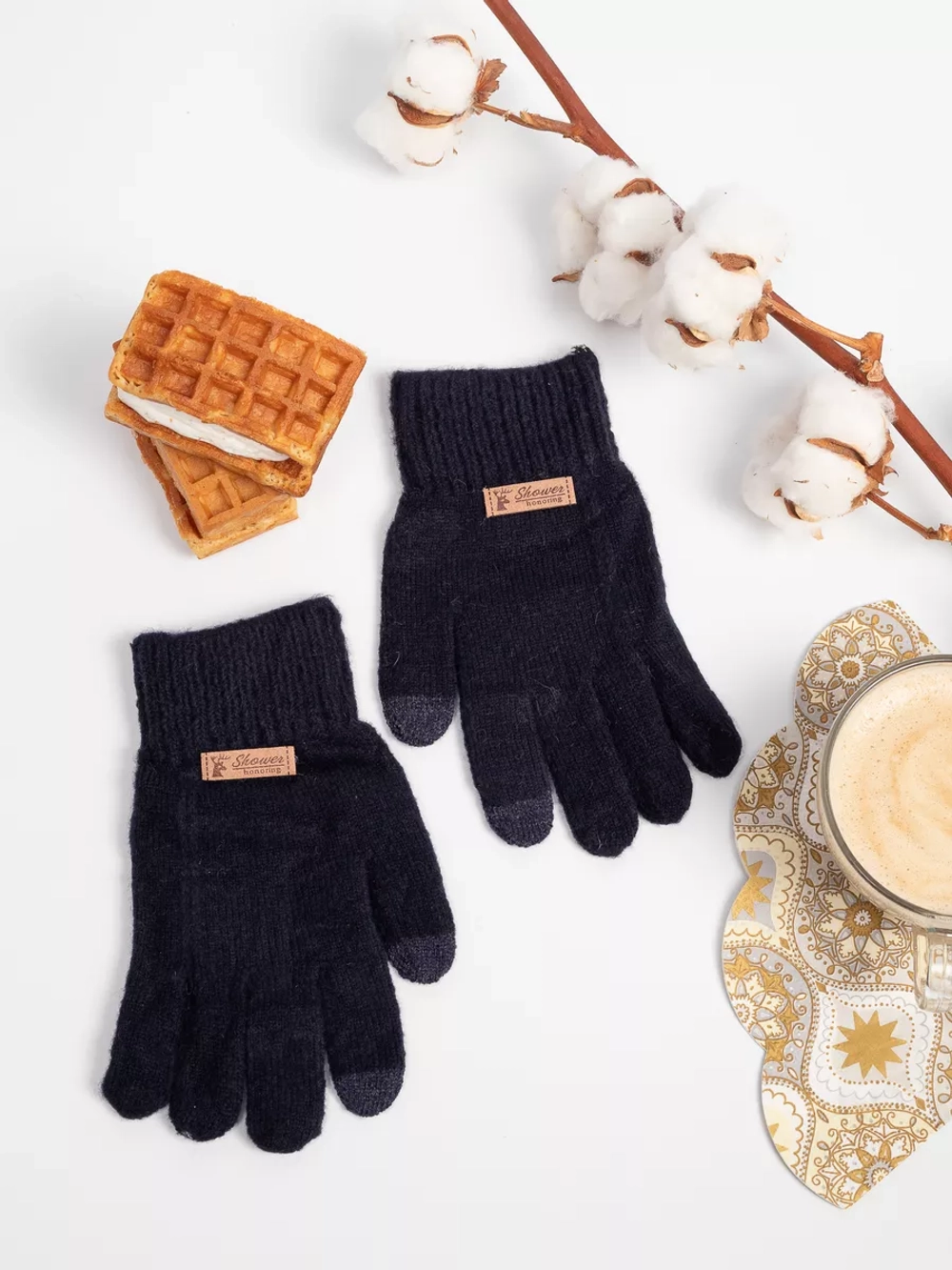 Перчатки зимние теплые