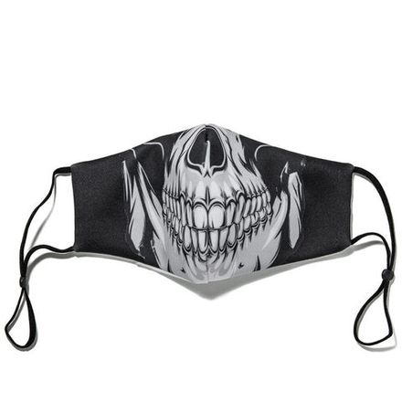 Маска гигиеническая 22,5*13см "Череп" хлопок + полиэстер