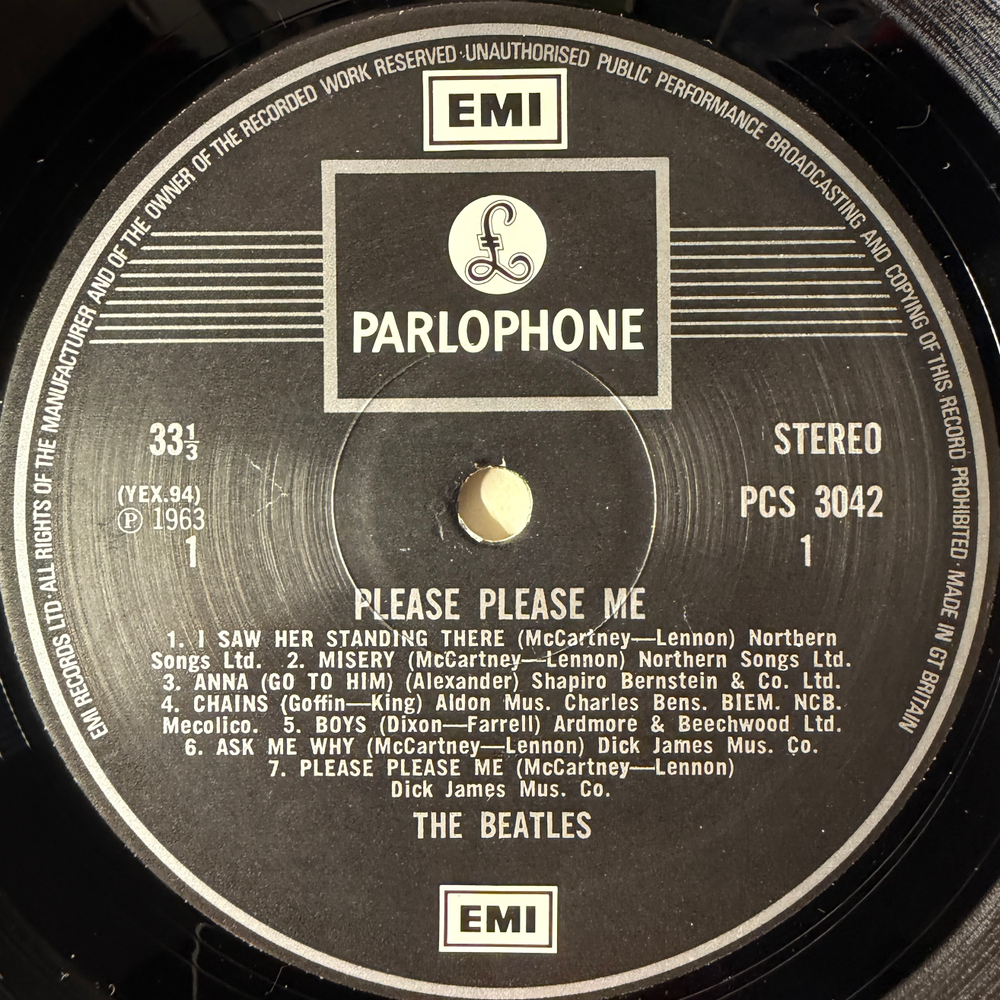 The Beatles ‎– Please Please Me (Англия 1974г.)