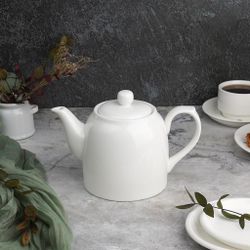 Чайник 900 мл d 12 см h14 см белый фарфор P.L. Proff Cuisine [1]