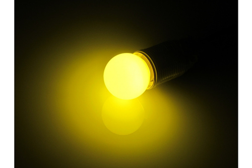 LED G45 220V-240V Yellow, жёлтый