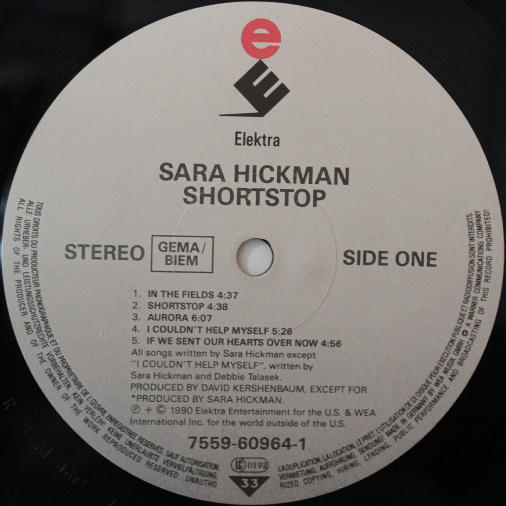 Sara Hickman / Shortstop (LP)