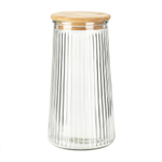 Банка для хранения ребристая с крышкой 1400 мл
