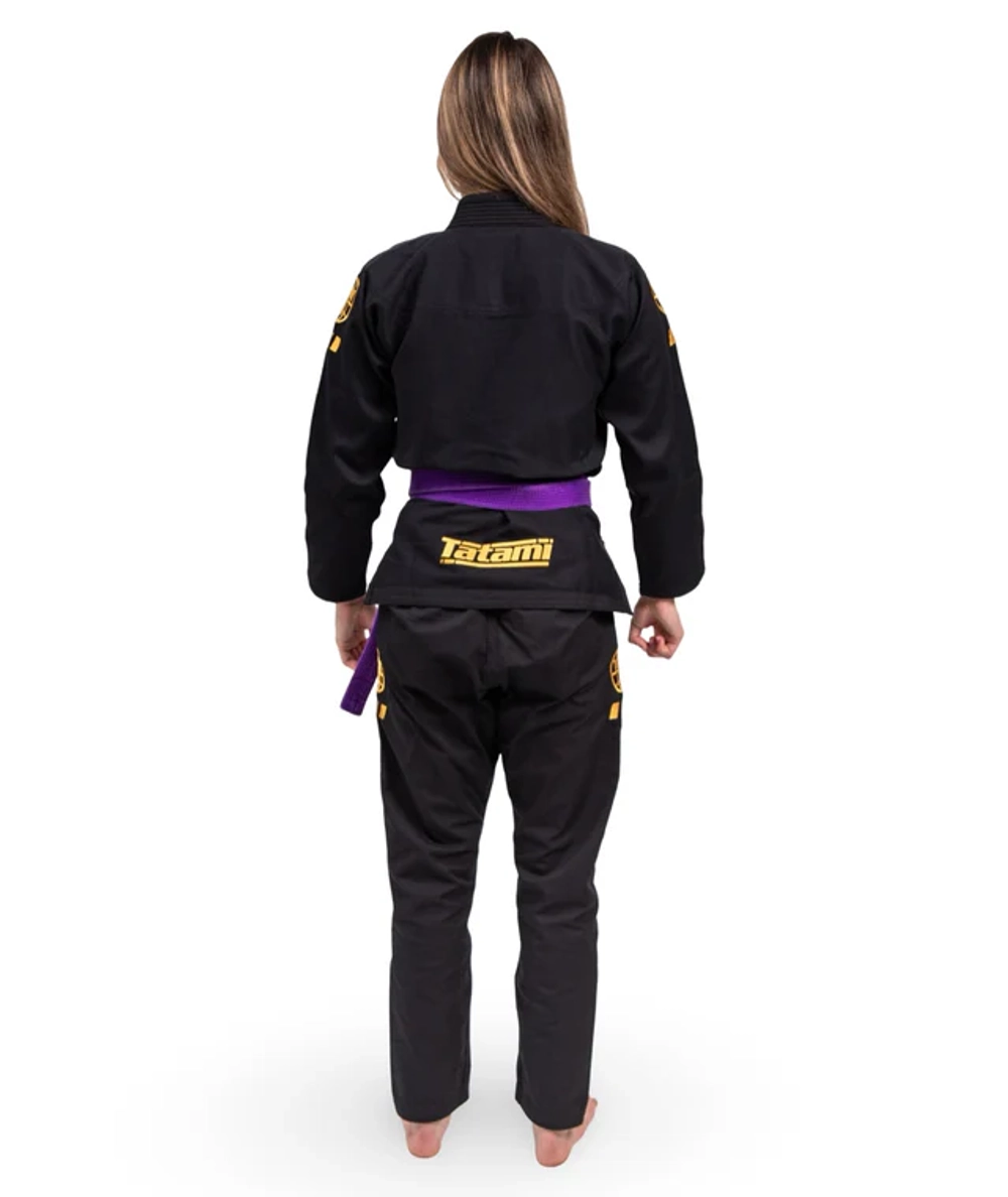 Кимоно женское Tatami BJJ LADIES PRO SERIES - BLACK & CHAMPION GOLD