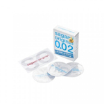 Презервативы SAGAMI Original 002 EXTRA LUB полиуретановые 3 шт.