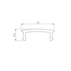Экран ARH-FLAT-2000 Opal (Arlight, Пластик) 016630