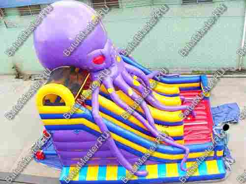 Надувная горка "Мега-осьминог"