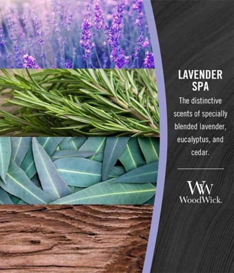 Лавандовый спа, ароматическая свеча эллипс, WoodWick