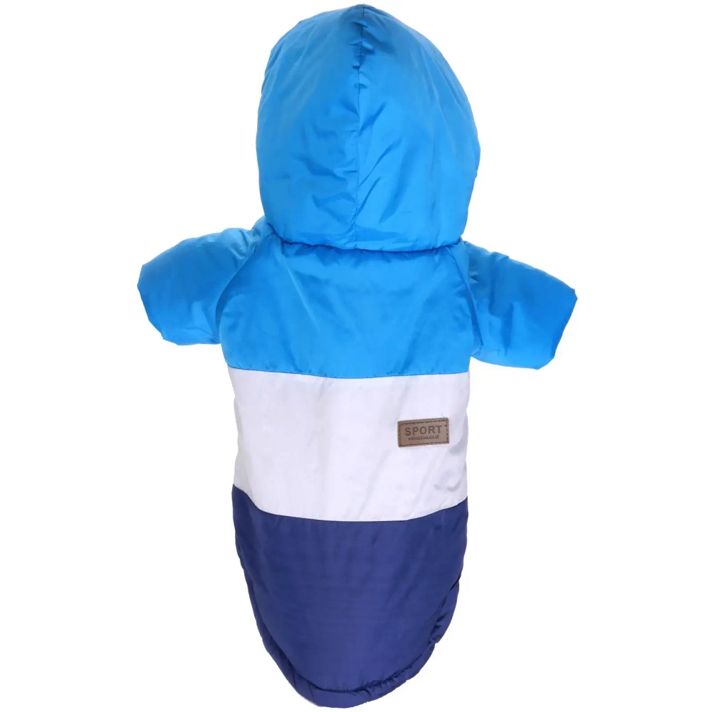 Куртка для собак мелких пород «TEPLO», на синтепоне, синий / голубой, размер 2XL (54*42*36)