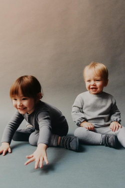 ZARA ЛЕГИНСЫ SOFT TOUCH С КАРМАНОМ, СЕРЫЙ С МЕЛАНЖЕВЫМ ЭФФЕКТОМ