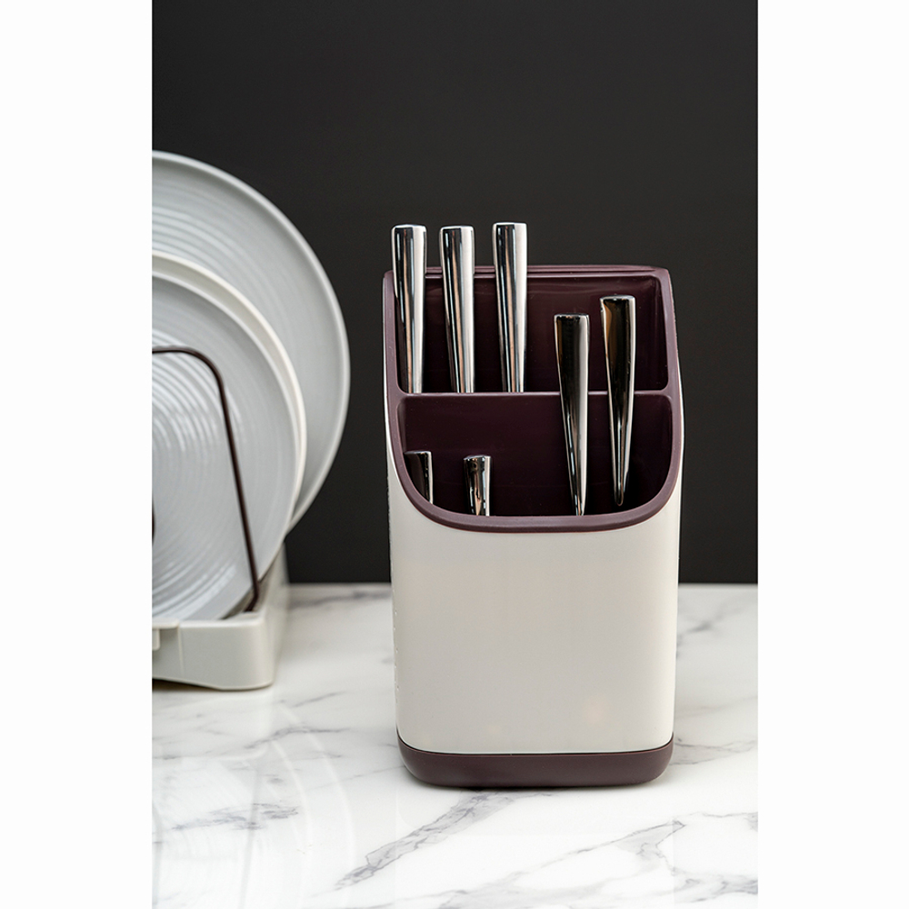 Органайзер для кухонных принадлежностей ronja, 23х13 см, светло-серый/темно-сливовый