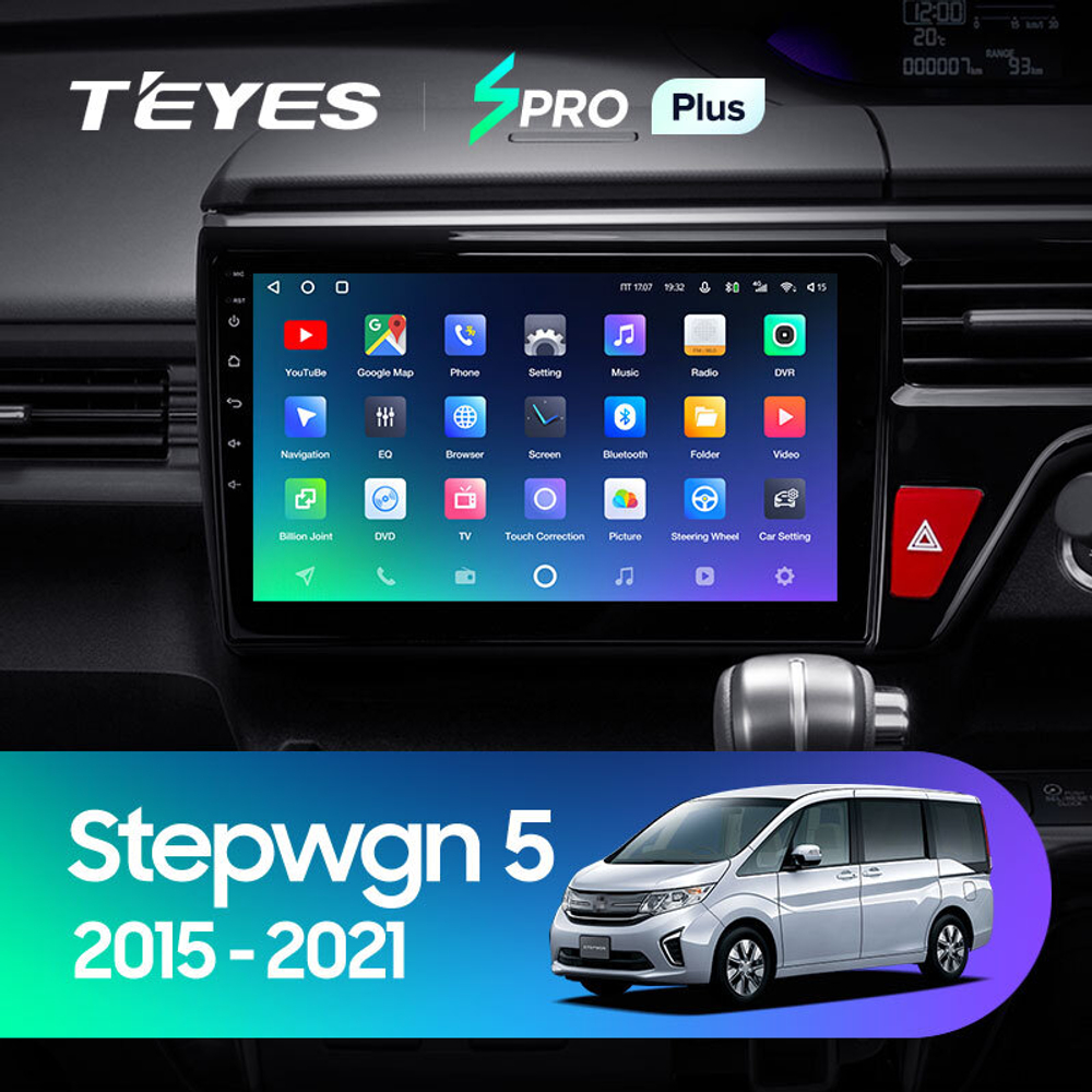 Teyes SPRO Plus 9" для Honda Stepwgn 5 2015-2021 (прав)