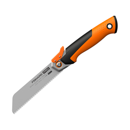 Пила тяговая Fiskars Pro PowerTooth, складная, 150 мм, 19 TPI