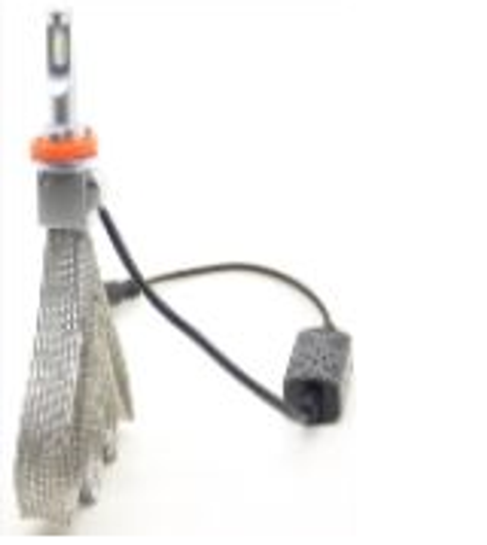 Автолампа LED Н 4 к-т (КОСИЧКА) 12v Т12 25W 6500K 1200Lm RuZoom (T12-H4)