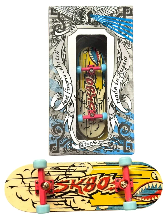 Фингерборд Турбо Деревянный П9 с подшипниками