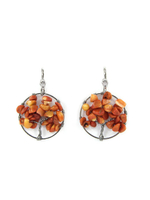 Серьги из коралла kose998-or