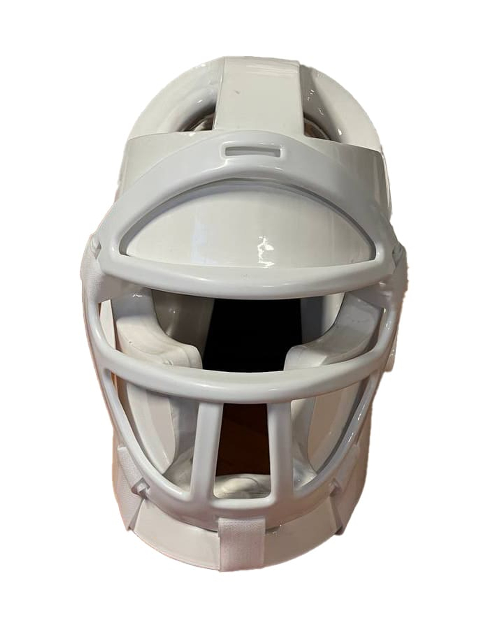 Шлем для тхэквондо с маской, белый