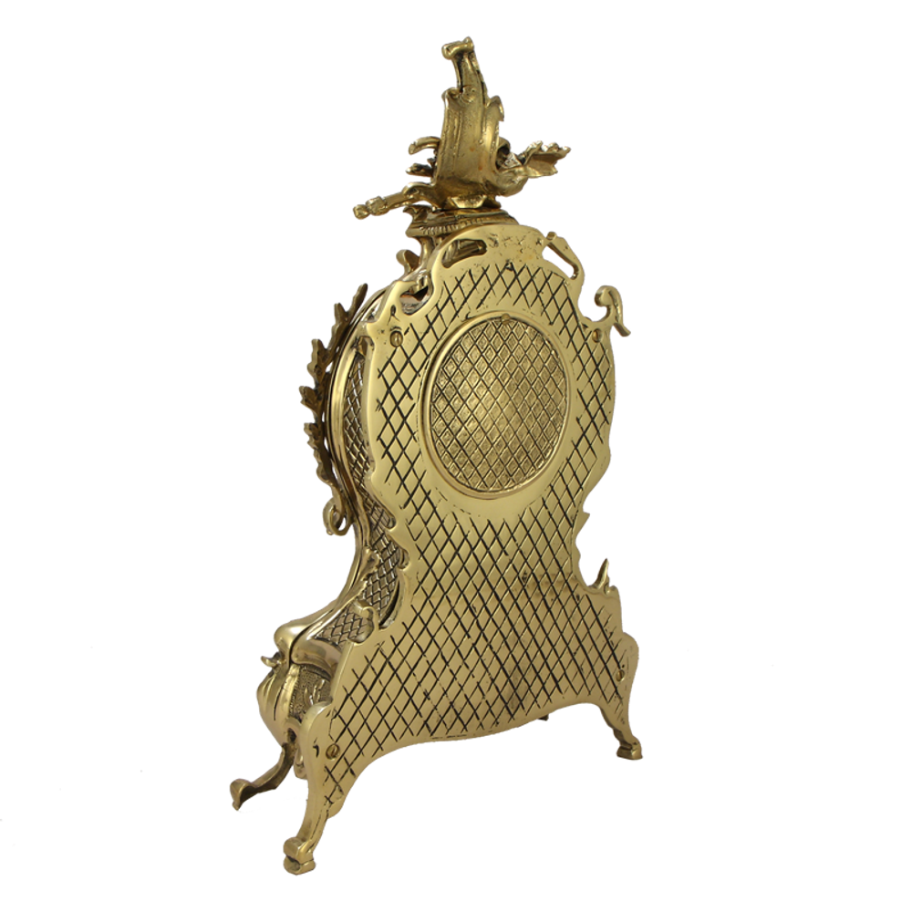 Bello De Bronze Каминные часы с канделябрами "Карранка Тападо"