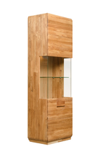 Шкаф с витриной из массива дуба Parma-1