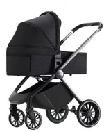 Коляска детская модульная 3в1 Luxmom 760 автолюлька/черный