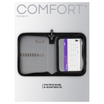 Пенал 1 отделение, 200*140*40 мм, Berlingo "Black", 1 дополнительная откидная секция, полиэстер