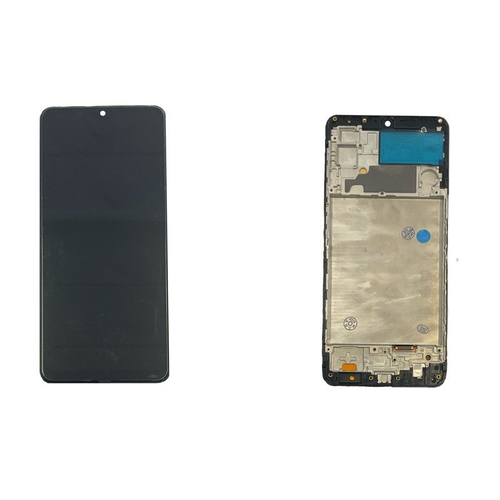 Дисплей для Samsung Galaxy M22 (M225F) с тачскрином и рамкой Черный - Oled