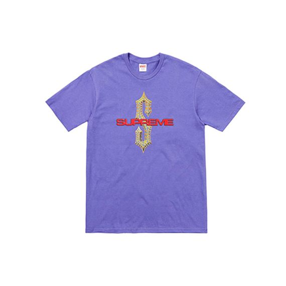 Supreme SS18 Diamonds Tee Light Purple T