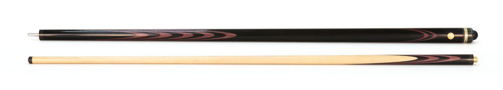 Кий / пирамида 2-pc "Классика" (черный граб, амарант) 13 запилов