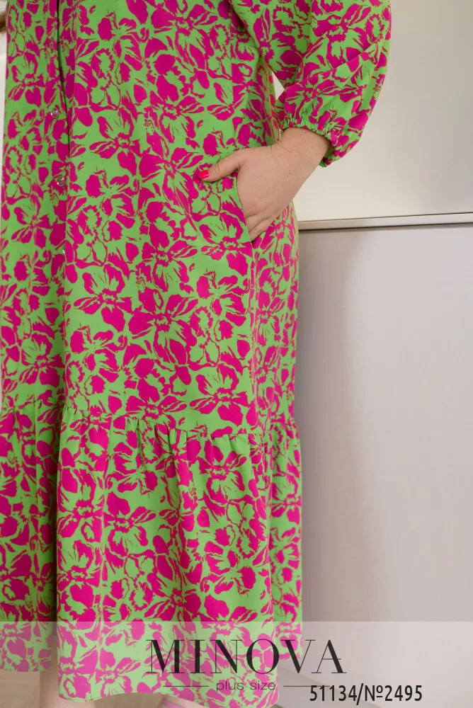 Платье 2495-салатовый Minova