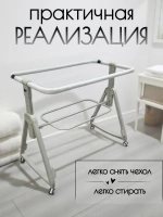 Кроватка детская трансформер BubaGo Elva арт.BG 183-1 цвет Серый