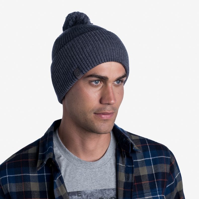 Вязаная шапка Buff Hat Knitted Tim Grey Фото 2