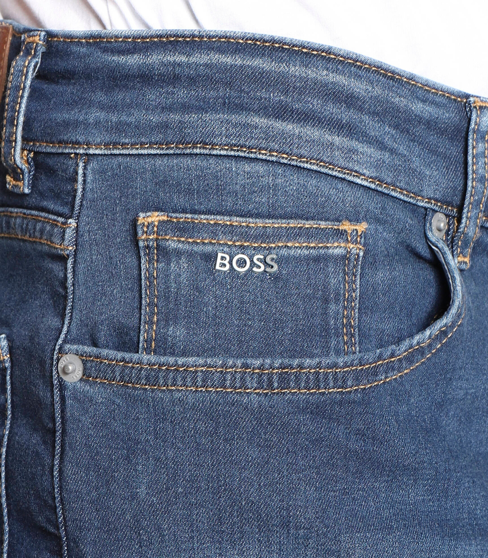 джинсы maine3 BOSS BLACK - голубой(50477978)