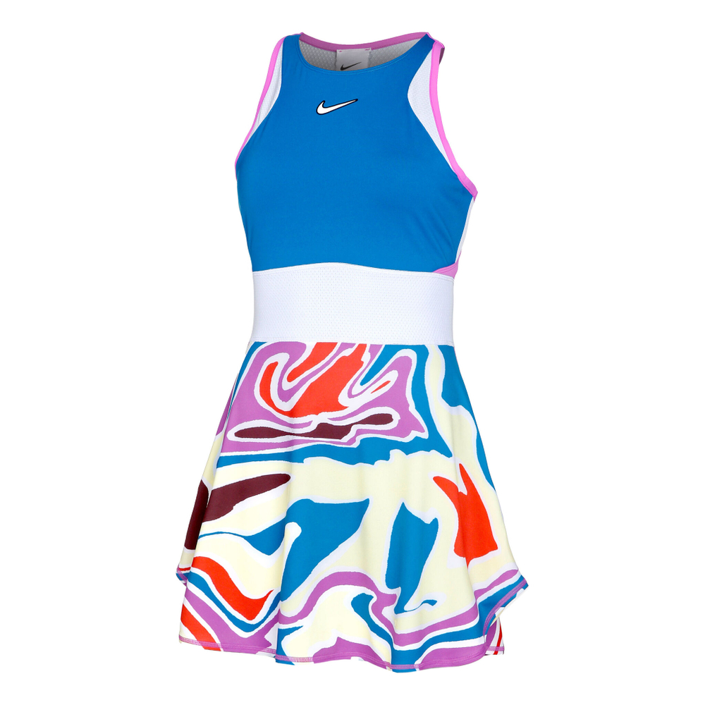 Женская теннисное платье Nike Dri-Fit Court Slam Dress Women - Multicoloured