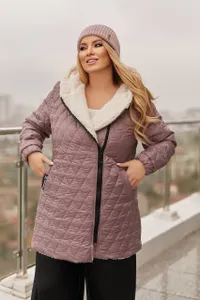 Куртка с мехом УК-1608 Фабрика Моды