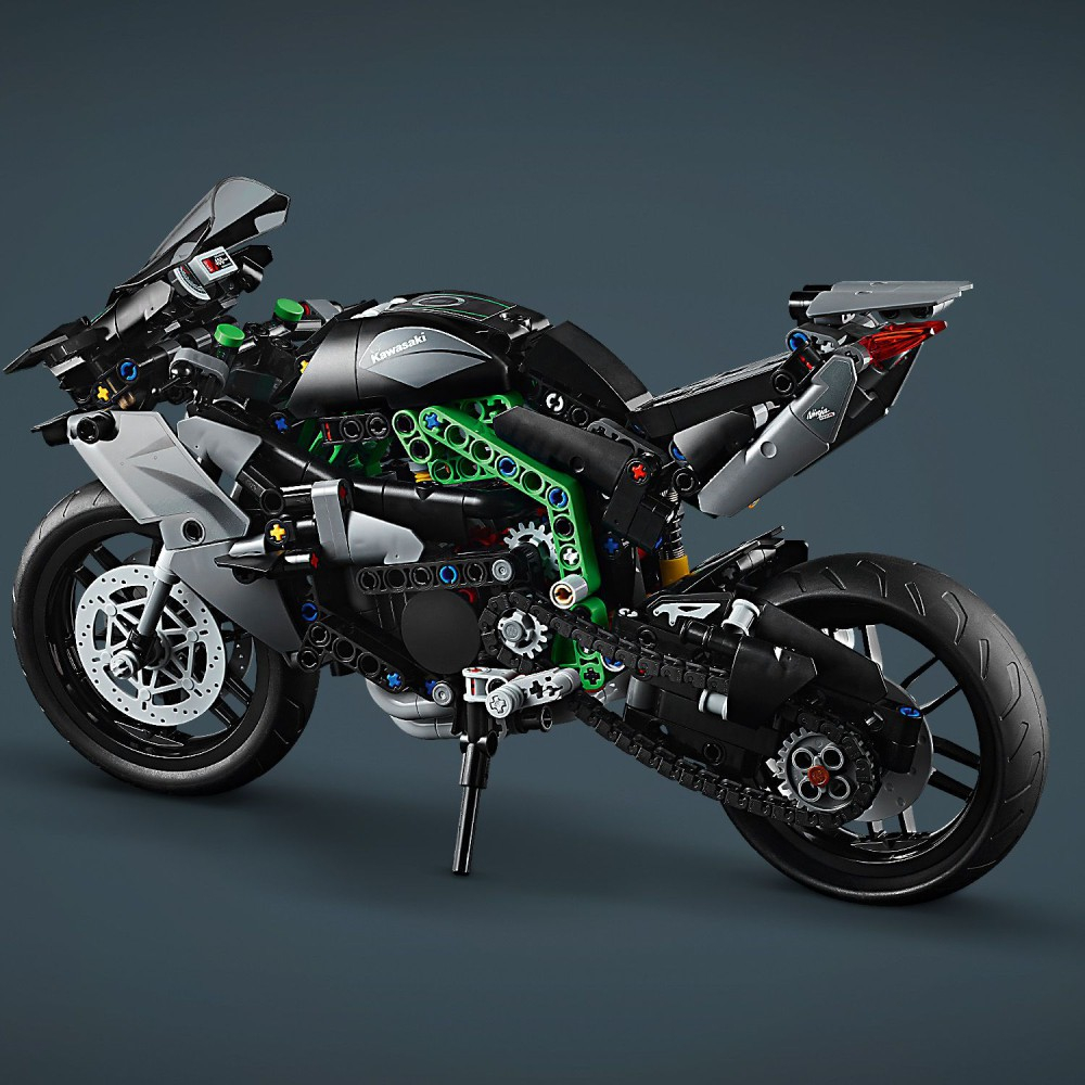 Конструктор LEGO Technic 42170 Мотоцикл Kawasaki Ninja H2R — фото 11