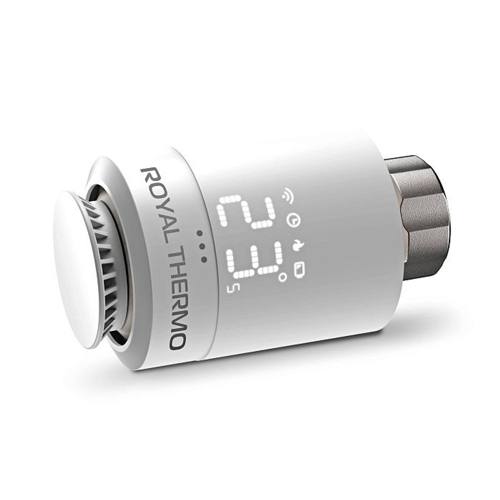 Термостат радиаторный электронный, белый Rroyal Thermo Smart Heat, RTE.77.001
