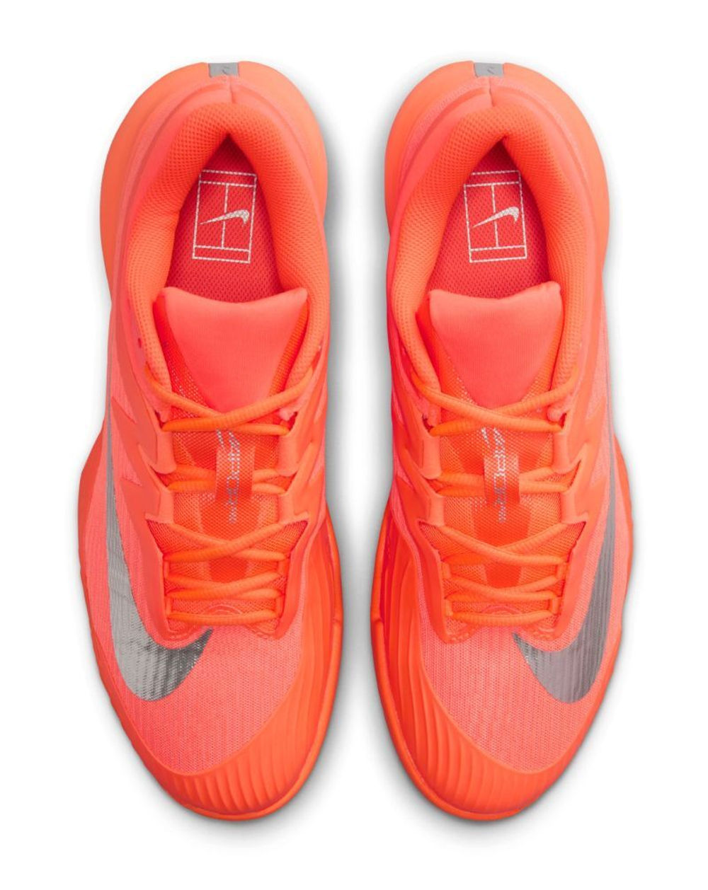 Мужские кроссовки теннисные Nike Zoom Vapor Pro 3 HC Premium - hyper crimson/metallic silver