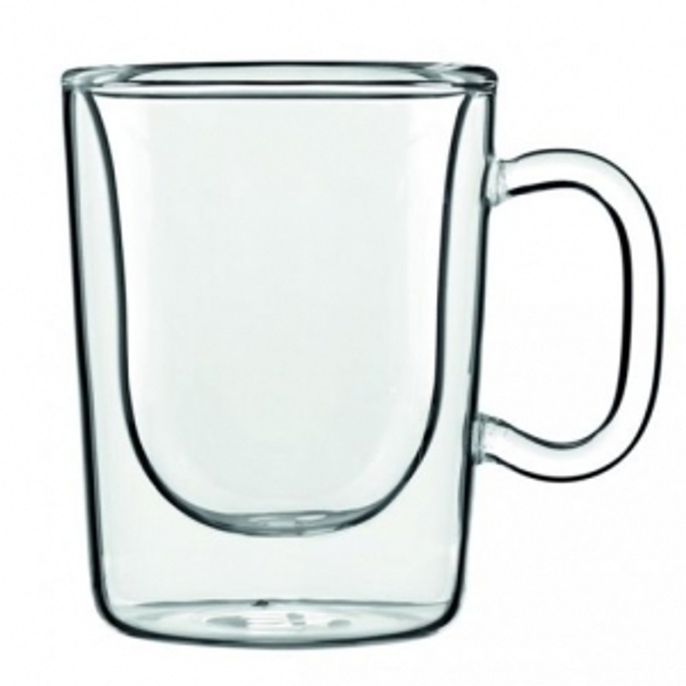 Кружка 300 мл. d=87 мм. h=115 мм. с двойными стенками Кафе Арома Thermo Glass Luigi (46485)