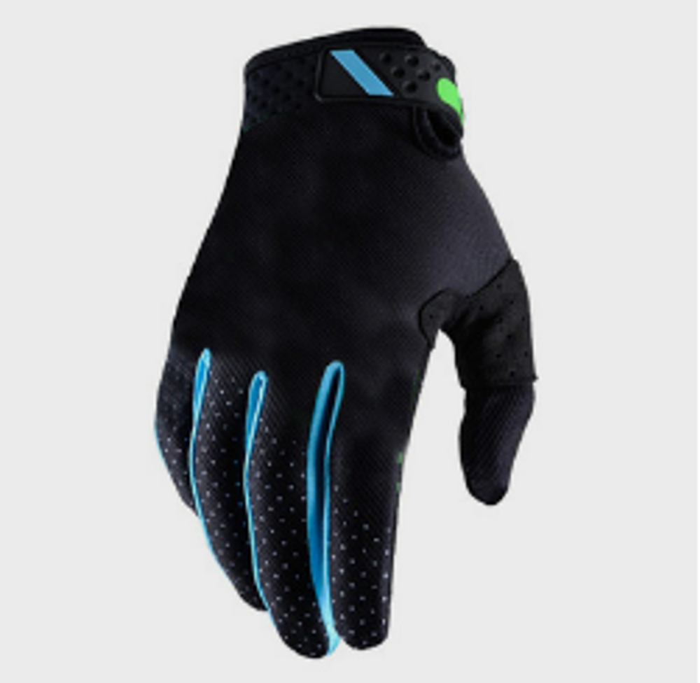 Вело перчатки 100% (синий-черный) размер S
