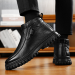 CHENGSHILUOTUO Elderly Insulated Shoes Men"s