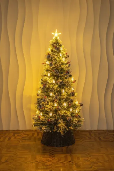 Оптоволоконная елка с LED лампочками Сказочная 180 см., леска+пвх, контроллер (Т2121-180)