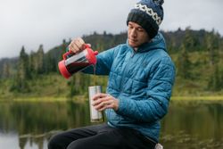 Термокружка Klean Kanteen TKWide Cafe Cap 16oz (473 мл) Brushed Stainless