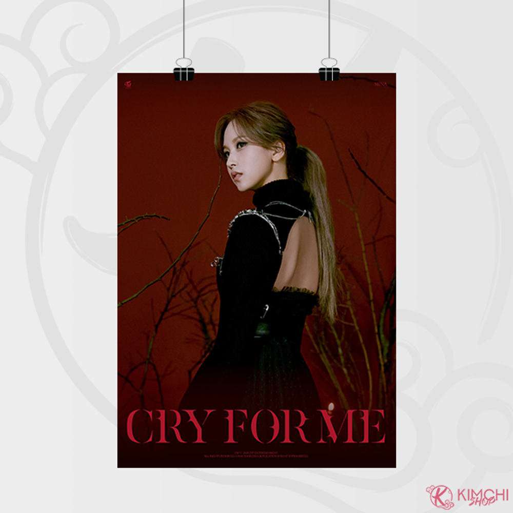 Постер А4 - TWICE - CRY FOR ME