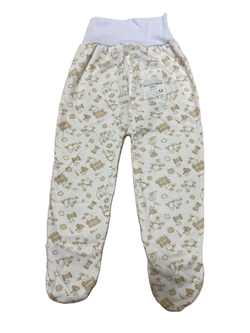 Ползунки на евро резинке из футера (100% хлопок с начесом) на рост 80 см