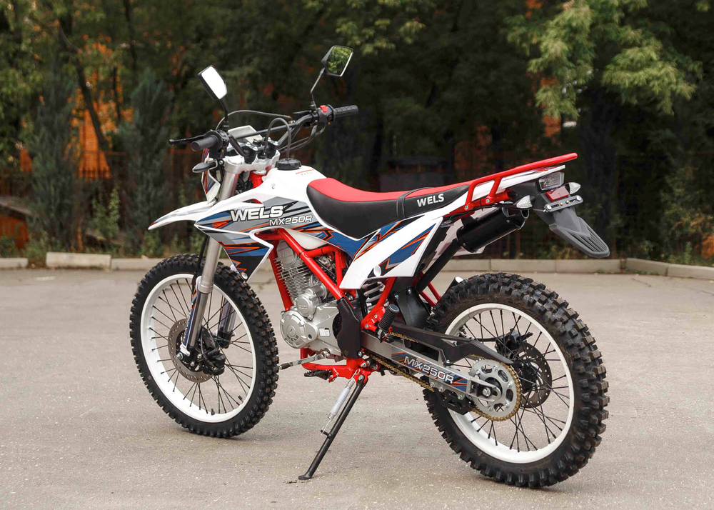 Мотоцикл WELS MX-250 R красный