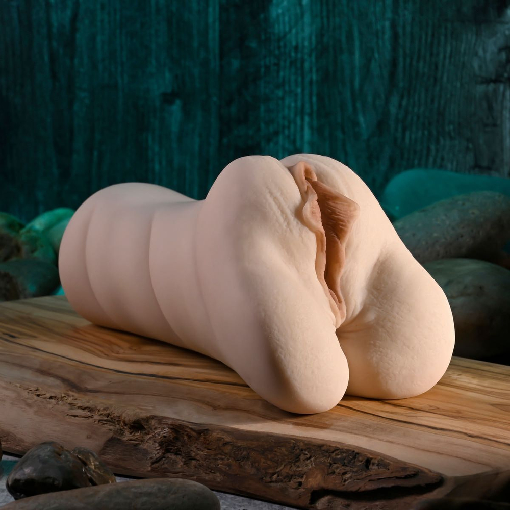 Мастурбатор Dani Daniels - вагина и анус (Цвет: телесный с черным)